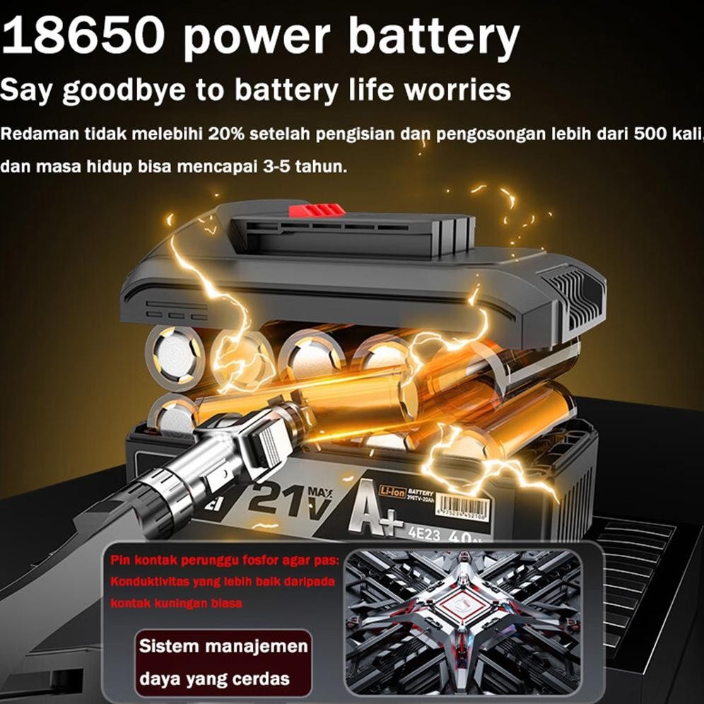 PROMO!!! EFFORT Gergaji mesin mini multifungsi Reciprocating saw Gergaji Baterai Pemotong Listrik Ka