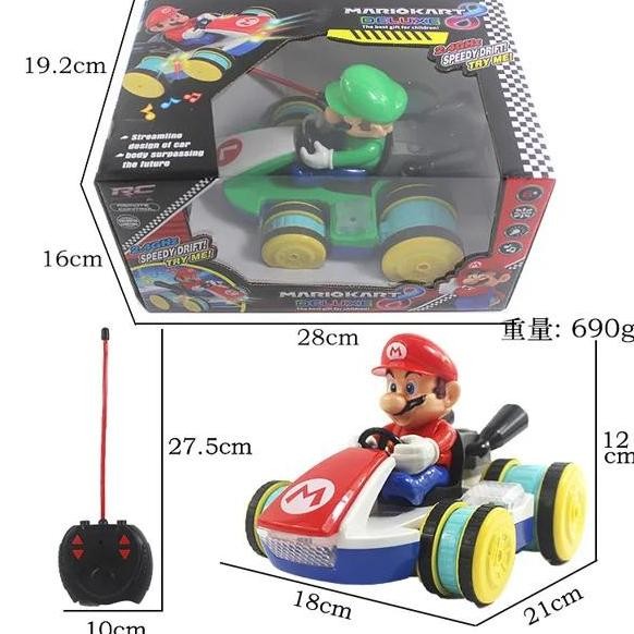 mainan mobil balap remote control/remote control mario kart 2.4ghz