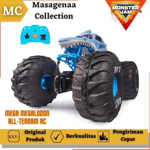 Mainan Mobil Mobilan Monster Jam Truck Remote Control Mega Megalodon