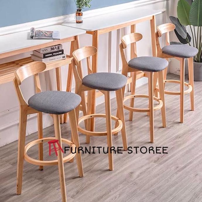 kursi cafe kayu kursi bar kursi minibar kursi barstool kursi kayu bangku cafe