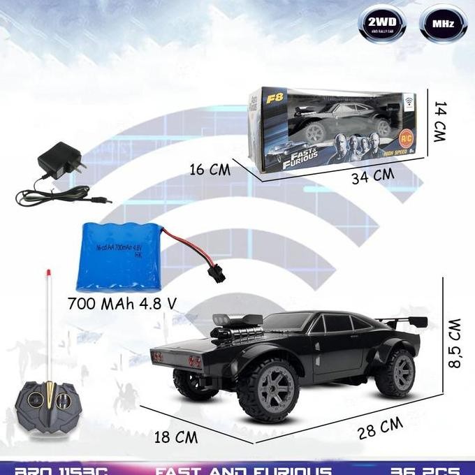 RC Sedan Fast Furious Mainan Anak Mobil Remote Control