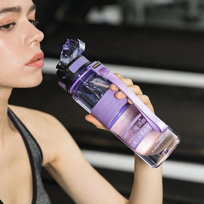 Original Uzspace BPA FREE Tritan Sports Water Bottle Botol