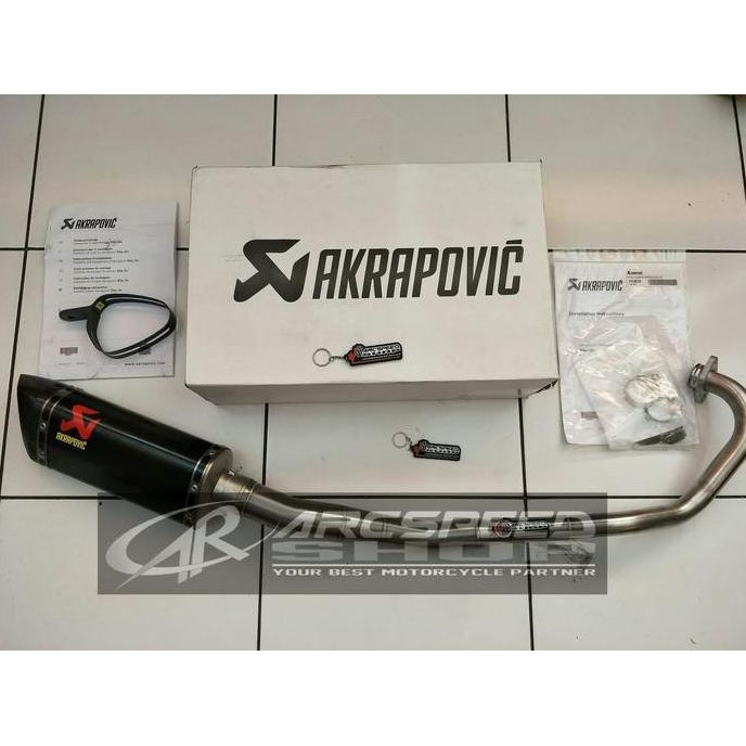 Knalpot Akrapovic R15 V3 XSR 155 Fullsystem Slovenia (Header custome)