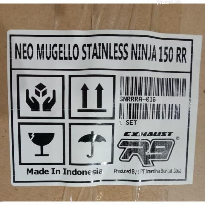 R9 Mugello Ninja 150 R / RR Knalpot Racing R9 Asli Original 100%