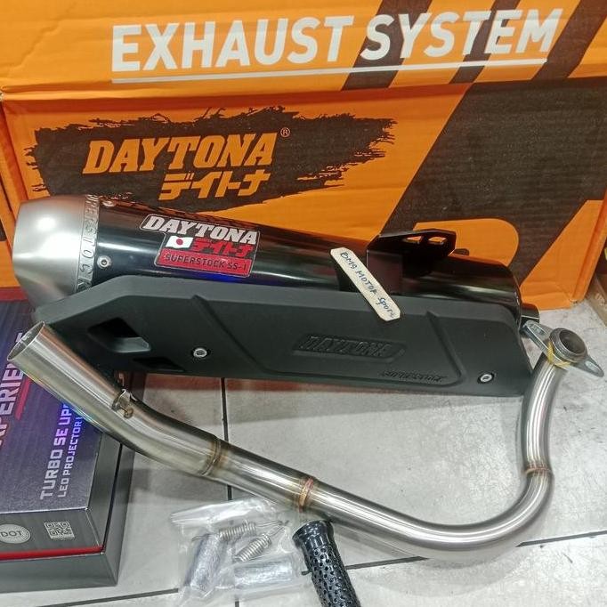 Knalpot Standar Racing Daytona Original/Nmax Old /New/Aerox Old/New Terbaik