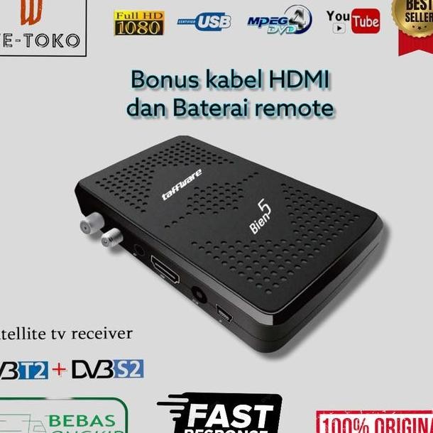 Set Top Box Taffware Bien5 Dital Satellite Tv Tuner Dvbt2S2 10P