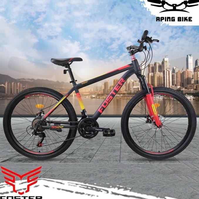 Sepeda Foster 5522 24" 26" Sepeda Mtb Sepeda Gunung