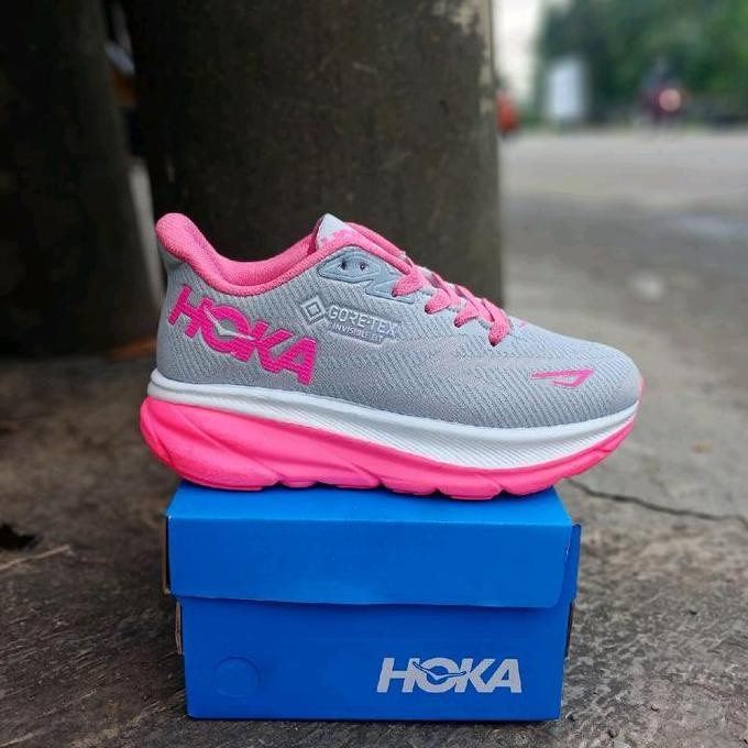 Sepatu Olahraga Wanita Hoka Goretex Shoes Gym Outdoor Sport