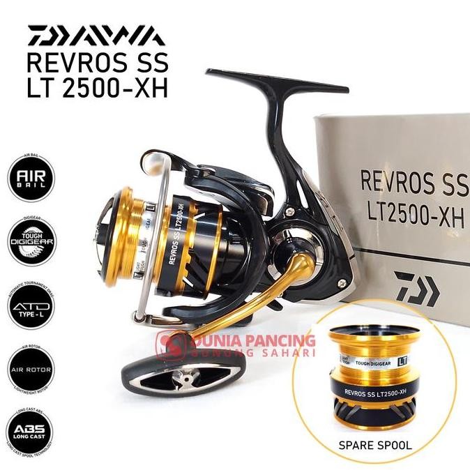 TERMURAH - Reel Spinning Daiwa Revros SS LT Pilih Ukuran (Double Spool)