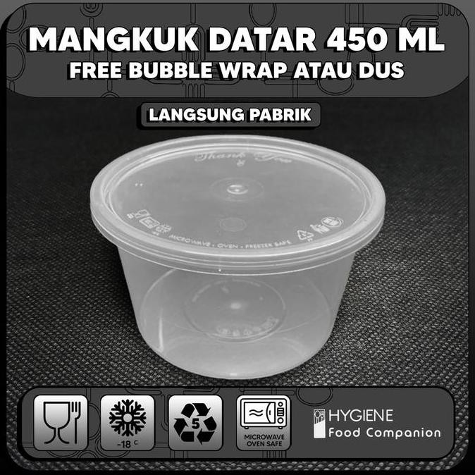 Mangkuk Plastik 450ml / Mangkok Plastik Bowl / Thinwall 450 ml