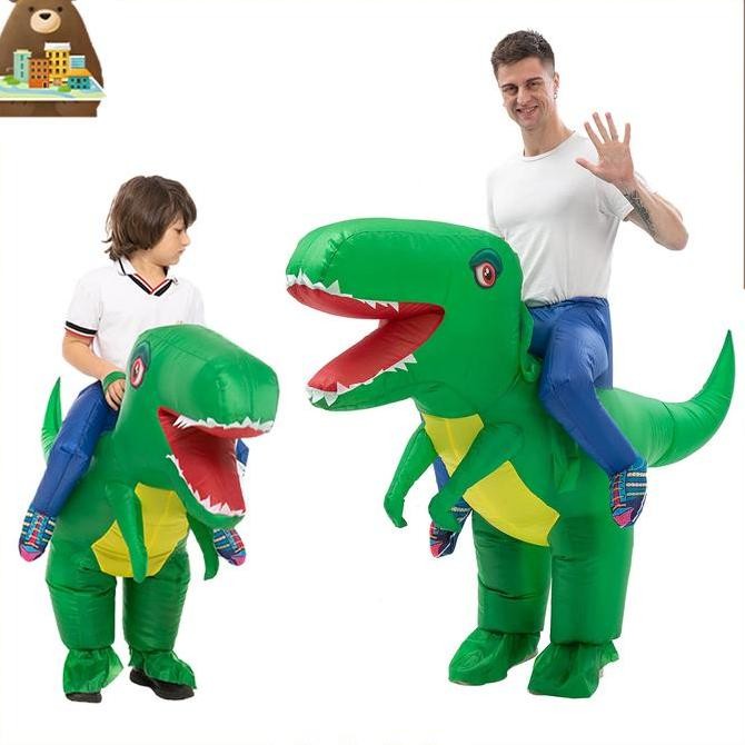 Kostum Baju Badut Kostom Dino Kostum Dinosaurus Dewasa Anak Bayi Inflatable Costume Baby Children Ki