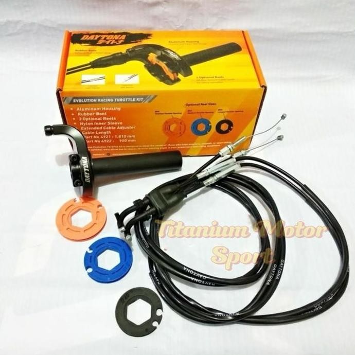 Promo GAS SPONTAN DAYTONA 2 KABEL BEAT MIO VARIO SATRIA VIXION RX KING NINJA AEROX NMAX PCX ADV CBR 