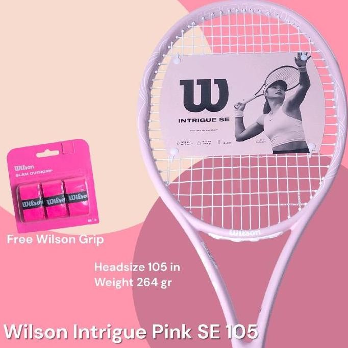Raket Tenis Wilson Intrigue Pink 105