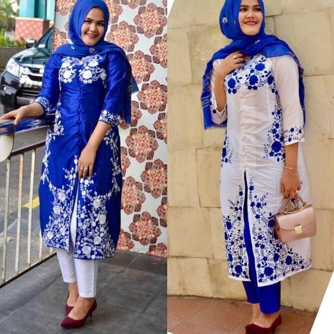 Stelan Abaya Taveta Silk Siver Magenta