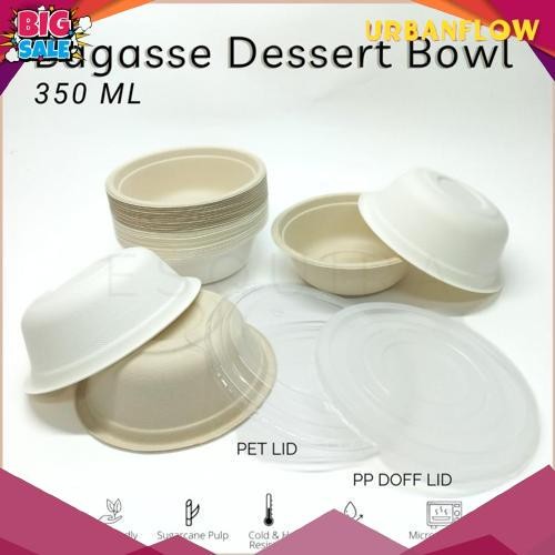 New Bagasse Dessert Snack Bowl 350 ML BG350
