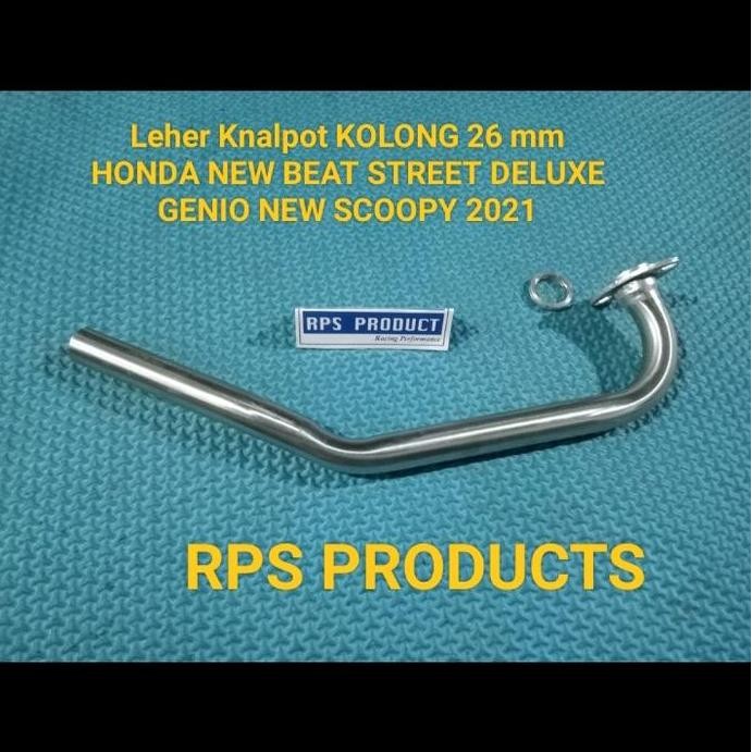 Leher Knalpot Kolong 26 Mm Honda New Beat Street Deluxe Genio New Scoopy 2021 Monel Steel Quality Te