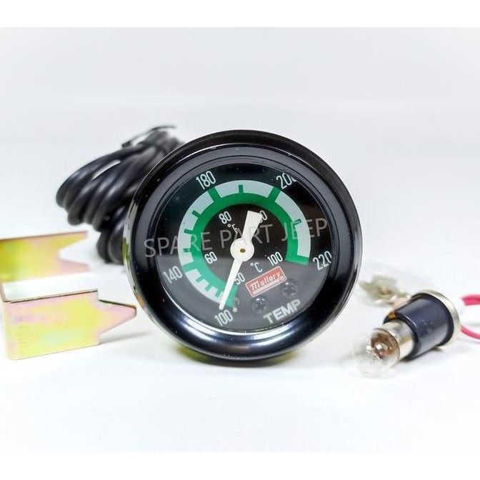 TERBARU - Temperature Gauge / Meter Temperatur Jeep Willys