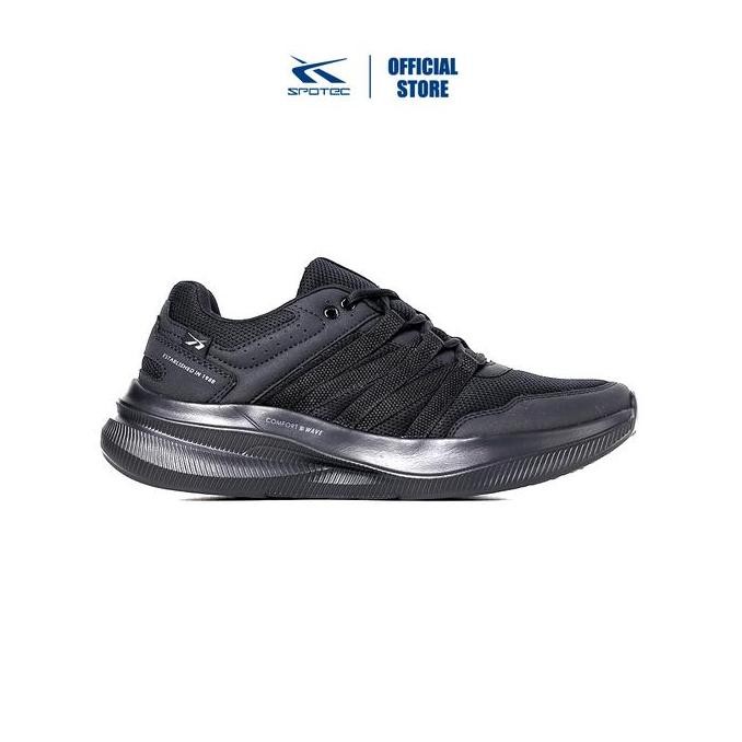 Spotec Running Modern Sepatu Lari Pria Wanita - Hitam Putih