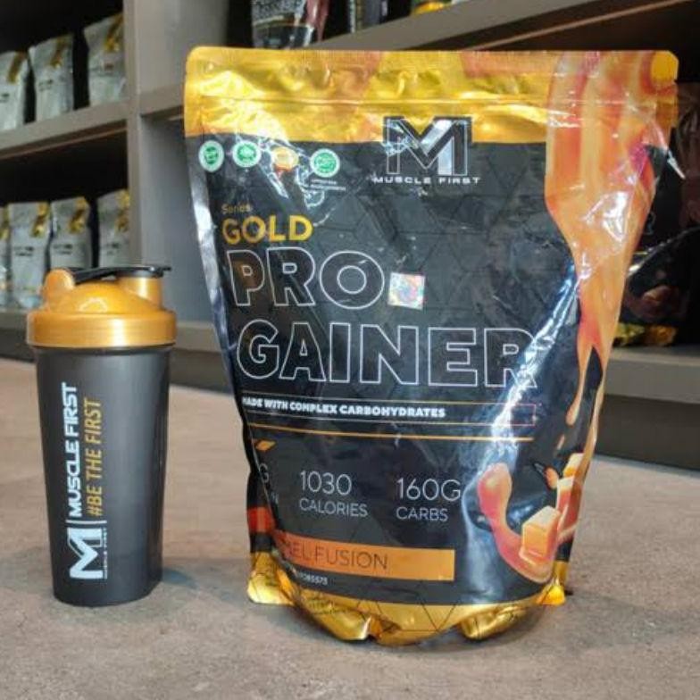 Musclefirst Gold Pro Gainer 6 Lbs Susu Gym Menaikkan Berat Badan Original