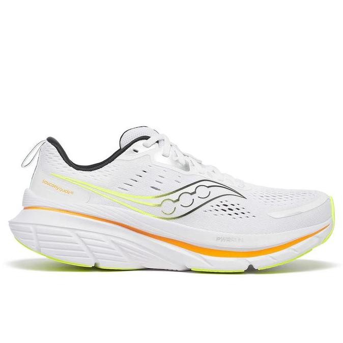 Sepatu Running Saucony Guide 18 - White/Peel