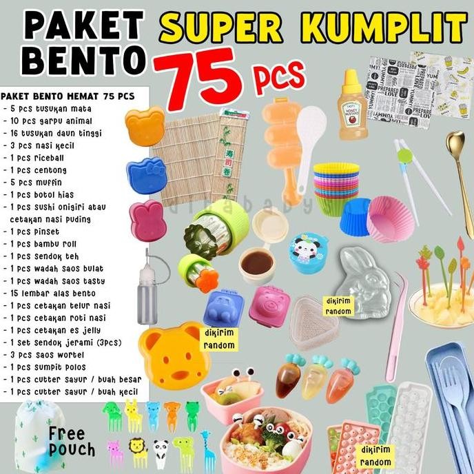 {EKSKLUSIF 10.10} READY BANDUNG Tusukan Bento & Hiasan Bekal Makan Garpu Kecil Hias untuk Bekal Maka