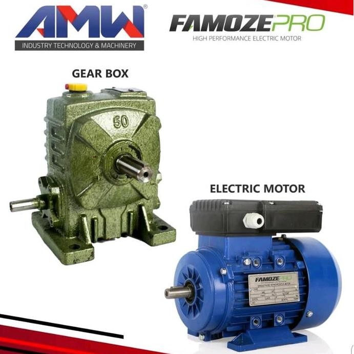 Famoze Pro Dinamo 1 Phase 0,75 Hp 1400 Rpm 3/4Pk 0.55Kw 220V Tipe Gmyl Elektro Motor Penggerak Body 