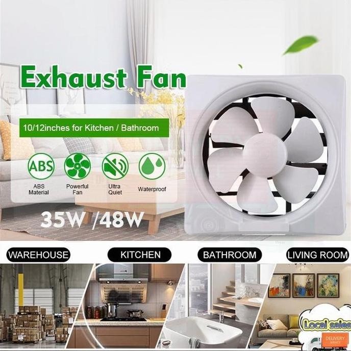 ENRIO- REKOMENDASI Exhaust Fan Dinding  Kipas Angin Hexos Exhaust fan 68112 inch wallmounted ventila