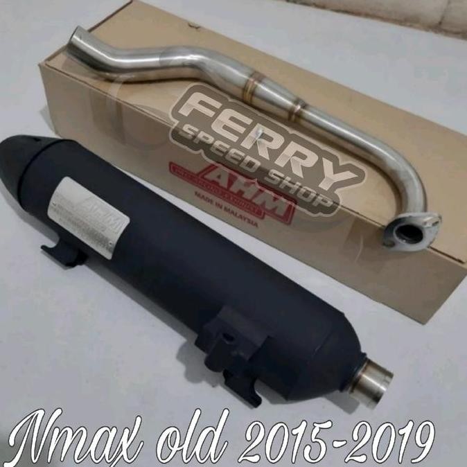 New Sale Knalpot Standar Racing Ahm Nmax Old / Knalpot Ahm Original Malaysia Nmax Old 2015-2019