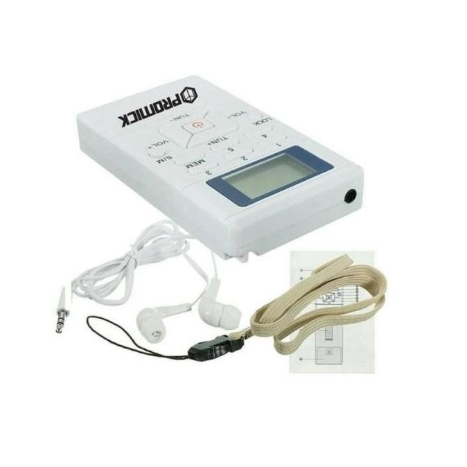 Radio Mini FM Digital Receiver DSP Plus Earphone - Radio FM Receiver