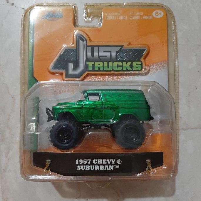jada just truck 1957 chevy suburban hijau