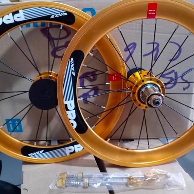 Wheelset 16 349 20 406 RAZE PRO Alloy Disc Brake Old 100/135 Hub Raze Pro