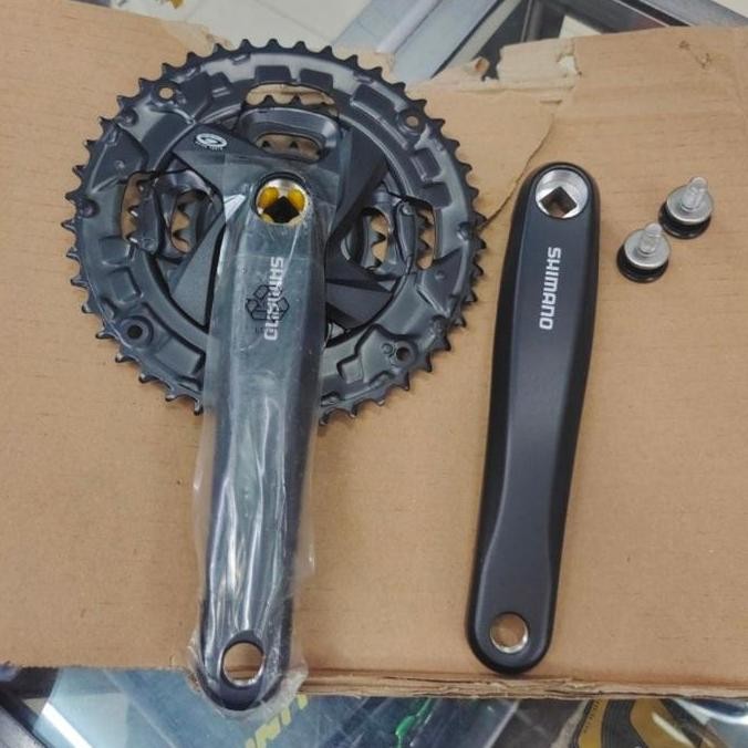 Crank 3 Speed Shimano Altus M371 44 32 22 Arm 175 ORIGINAL