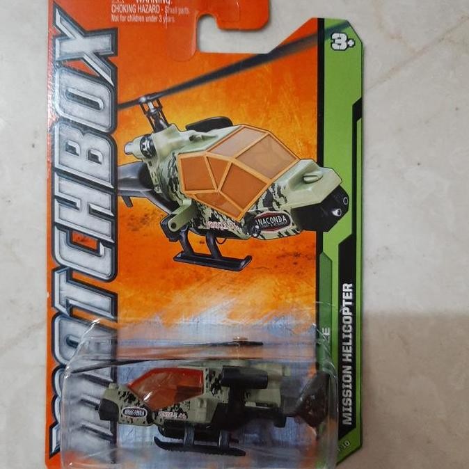 matchbox mission helicopter jungle