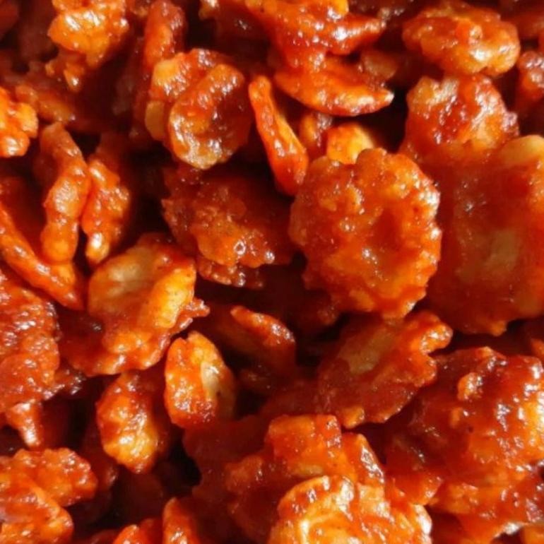 TERMURAH EMPING MELINJO PEDAS 250 GRAM / EMPING MELINJO PEDAS MANIS / EMPING MELINJO / KERIPIK EMPIN