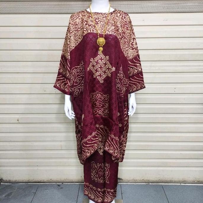 Set Tunik Kalong Batik Viscose Cap Manual / Long Tunik