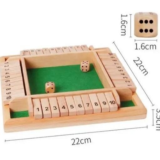 Shut The Box Board Game