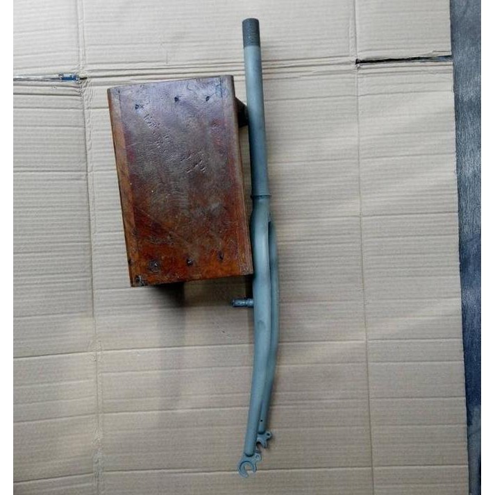 Fork Rigid MTB 26 Inch Oversize Drat OS Steel V-brake Only Mentahan