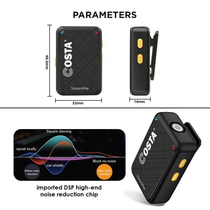 COD COSTA BIONX-11 Transmitter / Recever Replacement Wireless Microphone