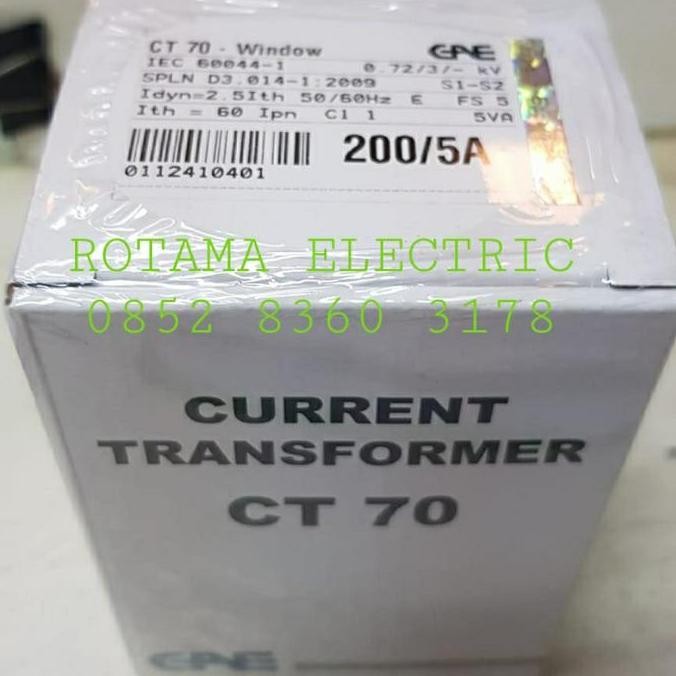 CT 70 200/5A GAE CT 200/5A GAE CURRENT TRANSFORMER GAE CT70 200/5A