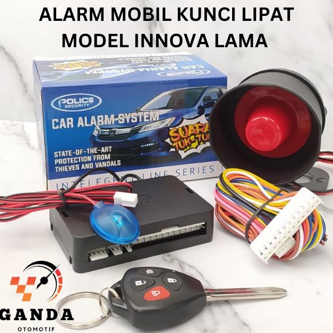 EDELWEIS ALARM MOBIL / REMOTE MOBIL MODEL KUNCI INNOVA - ORIGINAL POLICE