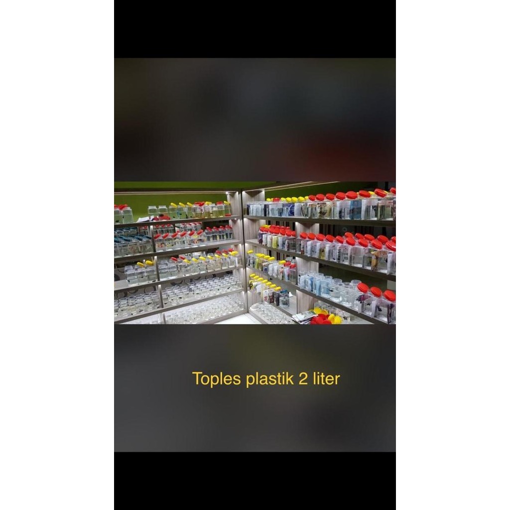 Toples 2 liter plastik cupang