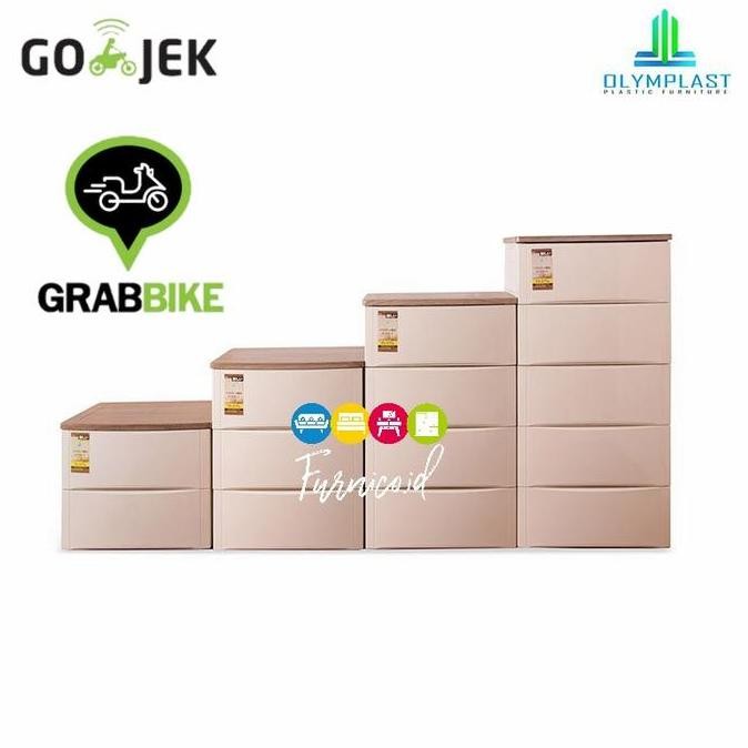 olymplast drawer 5 susun | lemari plastik laci 5 | ODC M 05 DIY