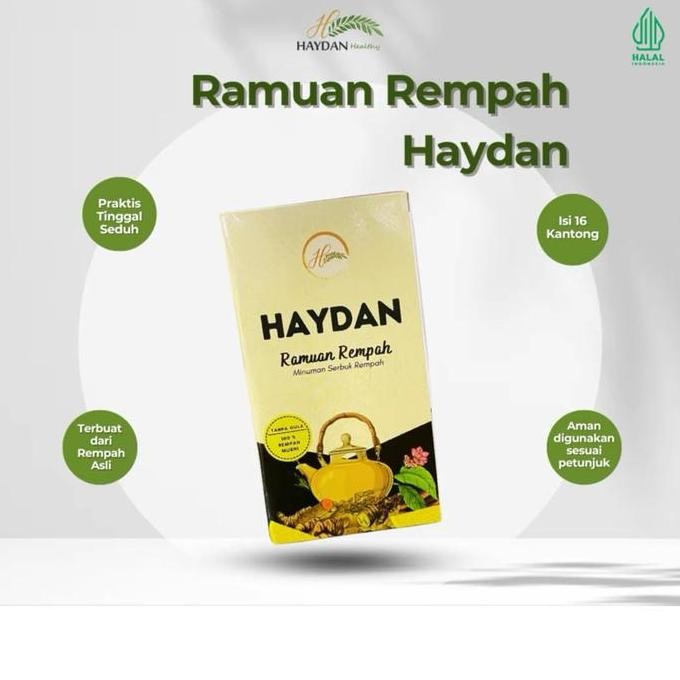 Teh haydan Teh Detox | Teh Celup Rempah | JSR  | Ramuan Rempah Haydan Herbal YAN