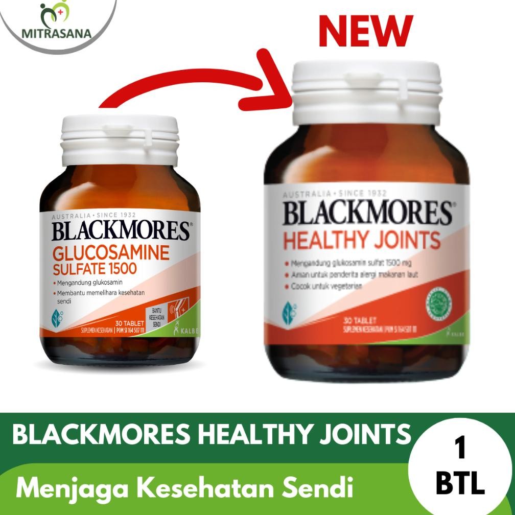 Blackmores Healthy Joints Glucosamine Sulfate 1500 Mg 30 Tablet Original