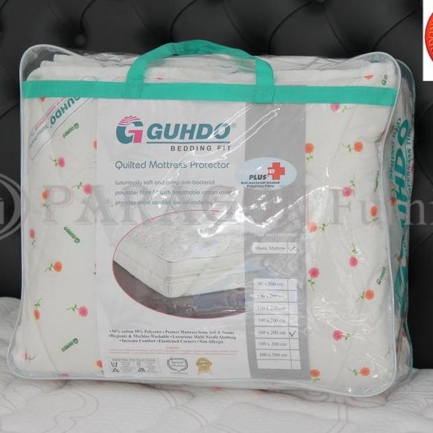 Mattress Protector Fitted 120X200Cm Isi Dacron Guhdo Spring Bed