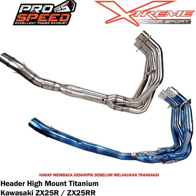 Promo Header / Pipa Knalpot Prospeed Titanium ZX25R ZX25RR ZX 25R 25RR COD