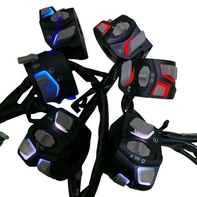 Promo saklar led vietnam holder stang lampu led saklar motor nyala lampu led saklar led vario nmax p