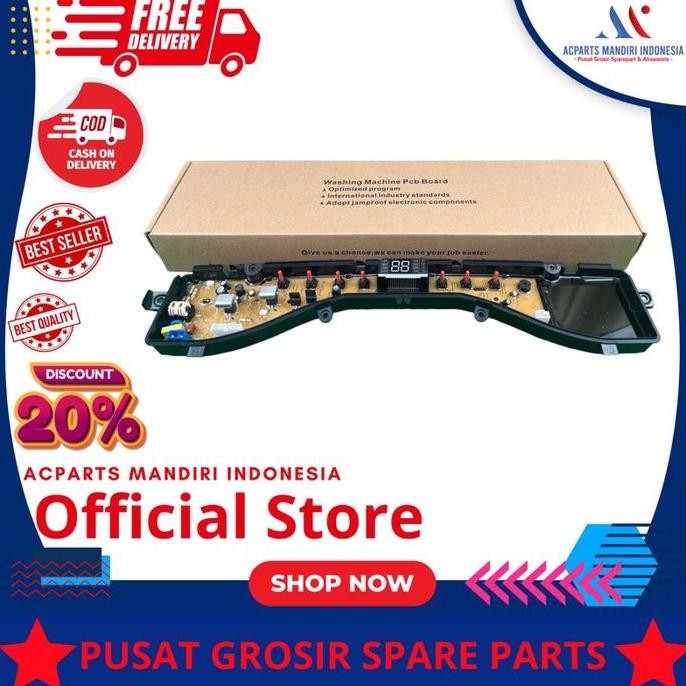 JHONCIE- POLYTRON 8.0kg PAW 80517 ( PAW 80517WM/WB ), Modul pcb mesin cuci Top