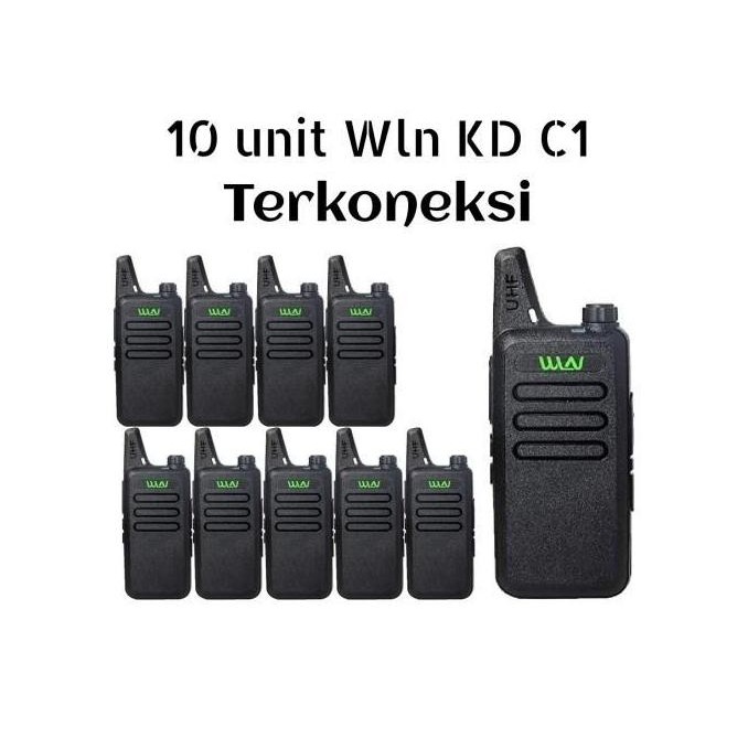 ZOLDYCK- Paket 10 unit Wln Kdc1 Walkie talkie winlan Kd c1 HT kd-c1