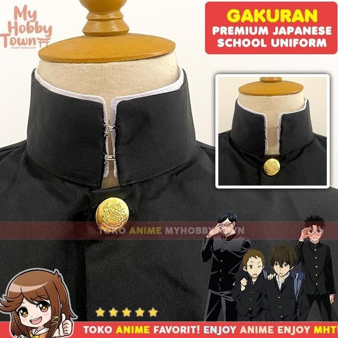 Blazer Gakuran Anime Seragam Sekolah Jepang Japanese School Uniform Okarun Oreki Houtarou Sakamoto B